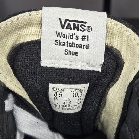 Vans Vault x Mastermind Japan Hi Bolt LX Black size 8.5M 10W - Picture 10 of 10